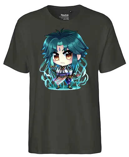 Xiao - Genshin, impact, gaming, chibi - Fairtrade T-Shirt