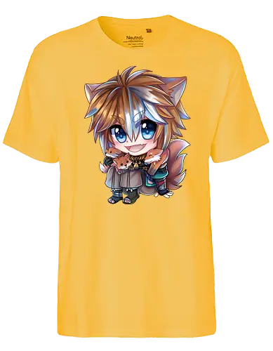 Gorou - Genshin, impact, gacha, gaming, chibi - Fairtrade T-Shirt