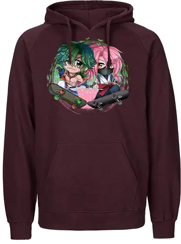 Matchablossom - Kojiro, Kaoru, Rivals - Fairtrade Hoodie