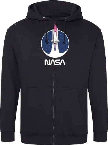 NASA - Pink Rocket - White Worm