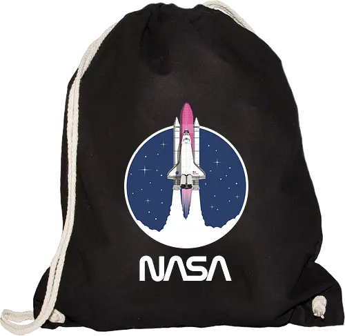 NASA - Pink Rocket - White Worm