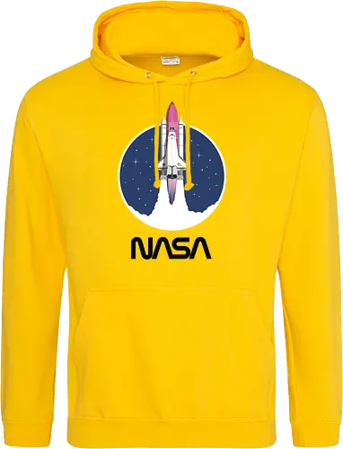 NASA - Pink Rocket - Black Worm