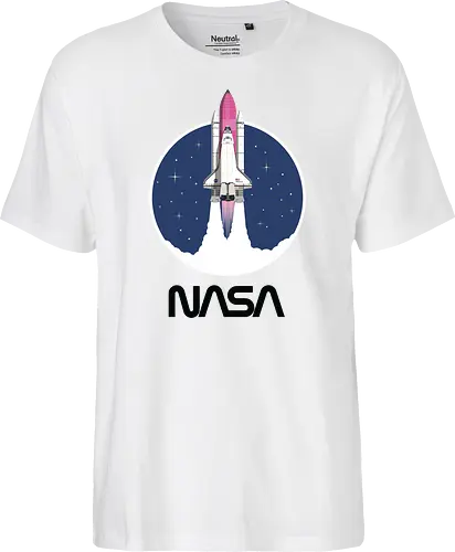 NASA - Pink Rocket - Black Worm