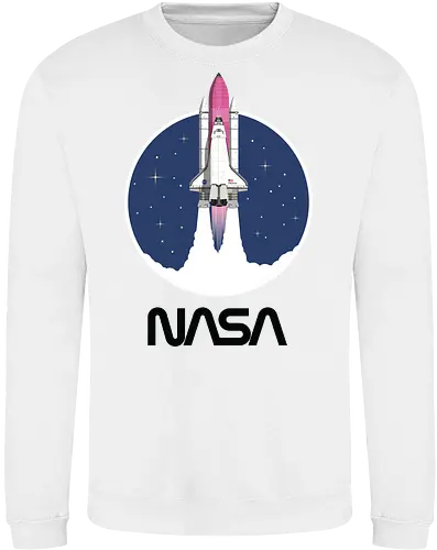 NASA - Pink Rocket - Black Worm