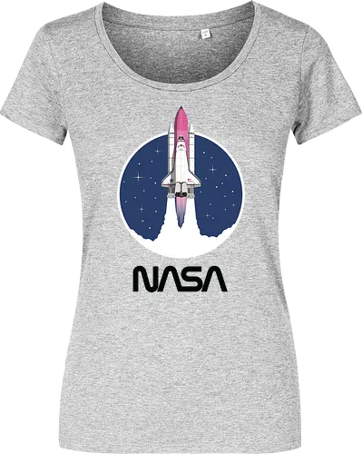 NASA - Pink Rocket - Black Worm