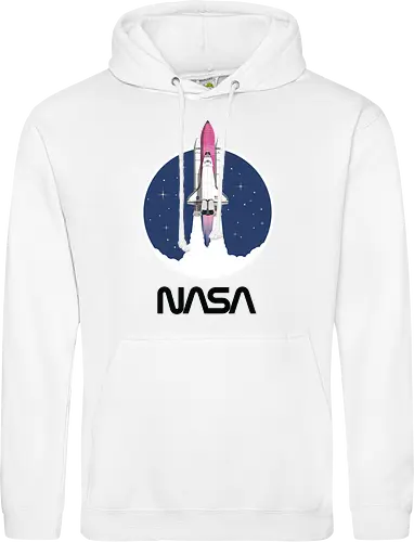 NASA - Pink Rocket - Black Worm