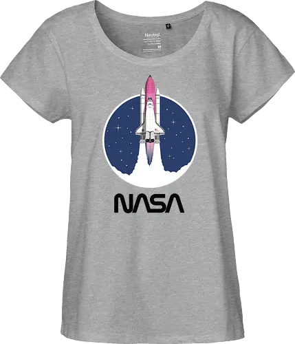 NASA - Pink Rocket - Black Worm