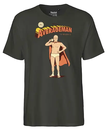 Averageman - comics, fun, Average, normal, superheld - Fairtrade T-Shirt