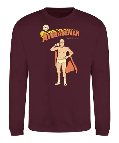 Averageman - comics, fun, Average, normal, superheld - Sweatshirt