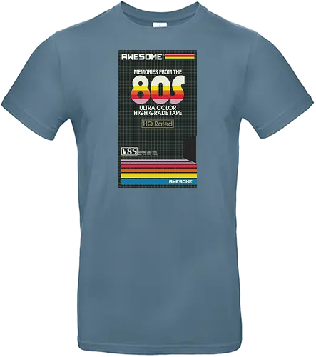 Awesome memories - VHS, Nostalgie, nostalgia, kassette, video, 80s, rad - Standard T-Shirt