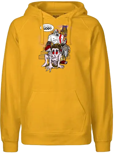 Are you a God? - god, war, mashup, gozer, buster, film, gaming - Fairtrade Hoodie