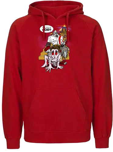 Are you a God? - god, war, mashup, gozer, buster, film, gaming - Fairtrade Hoodie