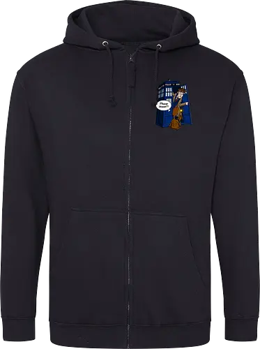 Phone Home - tardis, et, the doctor, doctor, who, mashup, tv, movie, Call home, Nach hause telefoAutomataen - Zip Hoodie