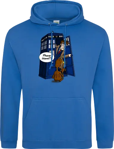 Phone Home - tardis, et, the doctor, doctor, who, mashup, tv, movie, Call home, Nach hause telefoAutomataen - Standard Hoodie