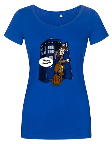 Phone Home - tardis, et, the doctor, doctor, who, mashup, tv, movie, Call home, Nach hause telefoAutomataen - Women T-Shirt