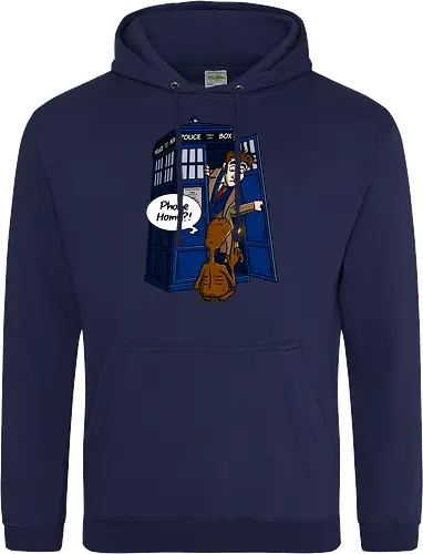 Phone Home - tardis, et, the doctor, doctor, who, mashup, tv, movie, Call home, Nach hause telefoAutomataen - Standard Hoodie