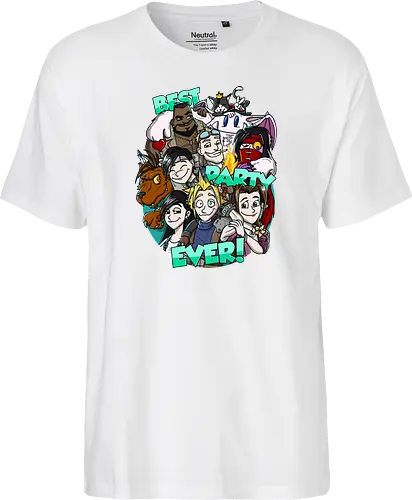 Best Party Ever! - ff7, gaming, party, Entourage, fun - Fairtrade T-Shirt