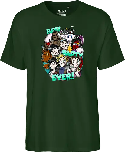 Best Party Ever! - ff7, gaming, party, Entourage, fun - Fairtrade T-Shirt