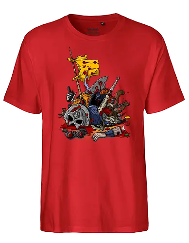Don't get too attached! - Squad, waffe, comic, wpon - Fairtrade T-Shirt