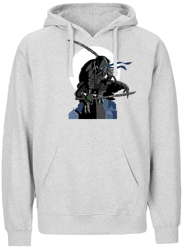 Teenage Mutant Hunter Turtle - turtle, tmnt, pizza, shinobi, ninja, soulslike, gaming - Fairtrade Hoodie