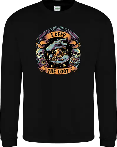 I keep the loot