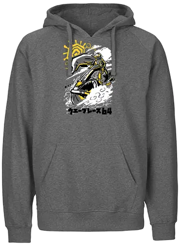 Warm up time - wave, race, gaming - Fairtrade Hoodie