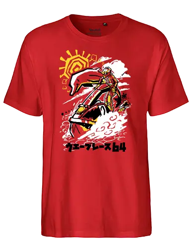 Warm up time - wave, race, gaming - Fairtrade T-Shirt