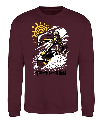 Warm up time - wave, race, gaming - Sweatshirt