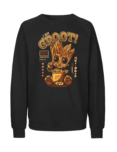 Cute Super Hero - hero, comic, tree - Fairtrade Sweatshirt