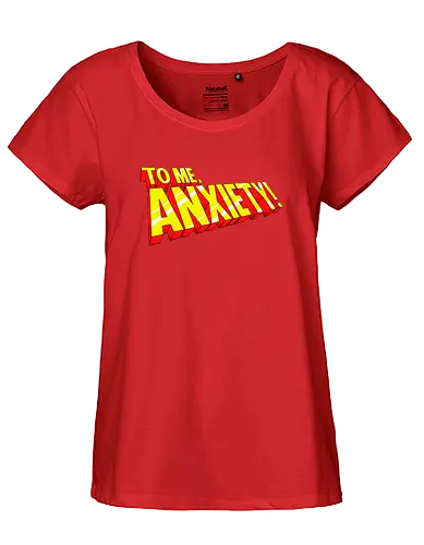Anxiety 97 - comic, anxiety, mashup - Fairtrade Girl Shirt