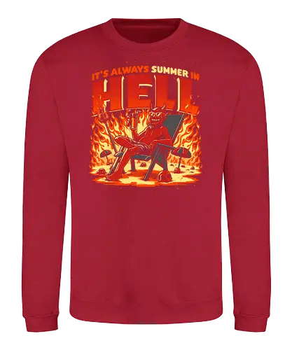 Summer in Hell - devil, hell, hölle, holidays, summer, sommer - Sweatshirt