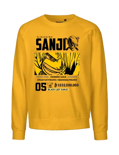 Pirate Chef - pirate, one, piece, anime, manga, koch - Fairtrade Sweatshirt