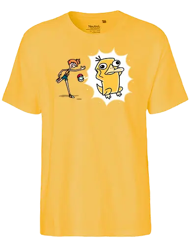 Psyplatypus - pocket, monster, platypus, schnabeltier - Fairtrade T-Shirt