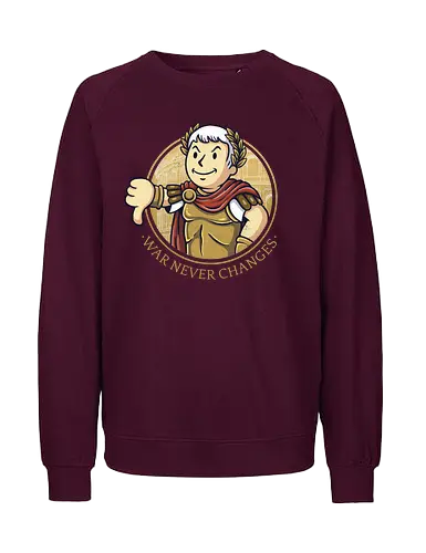 Emperor Boy - vault, roman empire, caesar, fallout, gaming - Fairtrade Sweatshirt