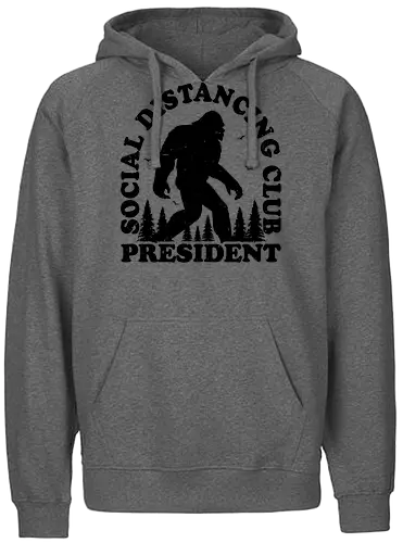 Chief - anti social, distancing, yeti, bigfoot, mystical - Fairtrade Hoodie