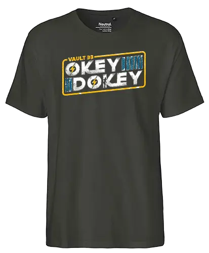 Okey Dokey - vault, fallout, gaming, tv - Fairtrade T-Shirt