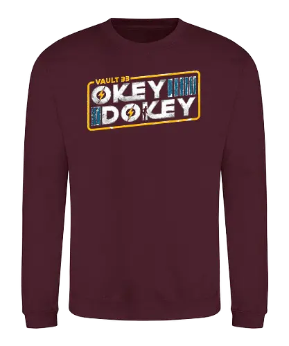 Okey Dokey - vault, fallout, gaming, tv - Sweatshirt