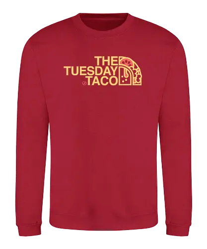 Taco Tuesday - mashup, north, taco, fastfood - Sweatshirt