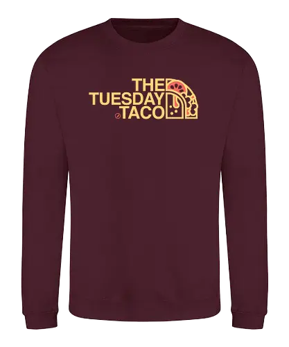 Taco Tuesday - mashup, north, taco, fastfood - Sweatshirt