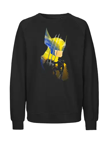Indestructible bones - X, Wolf - Fairtrade Sweatshirt