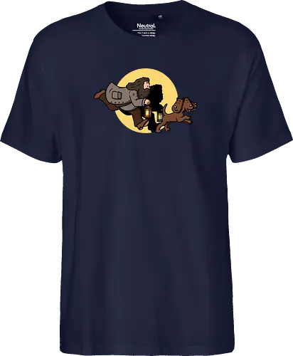 The Adventures of Rubeus - mashup, comic, tim, witchcraft, magic - Fairtrade T-Shirt