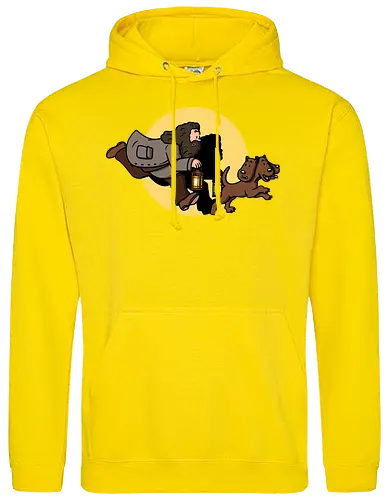 The Adventures of Rubeus - mashup, comic, tim, witchcraft, magic - Standard Hoodie