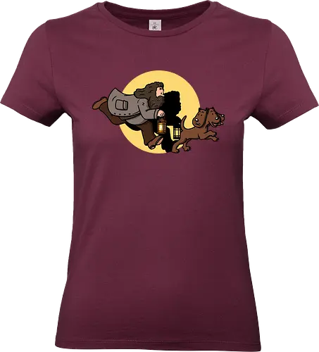 The Adventures of Rubeus - mashup, comic, tim, witchcraft, magic - Standard T-Shirt (Women)
