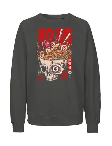 Skull Ramen Noodles - Ramen - Fairtrade Sweatshirt