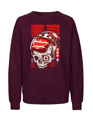 Skull Sushi - Japan, Fish - Fairtrade Sweatshirt