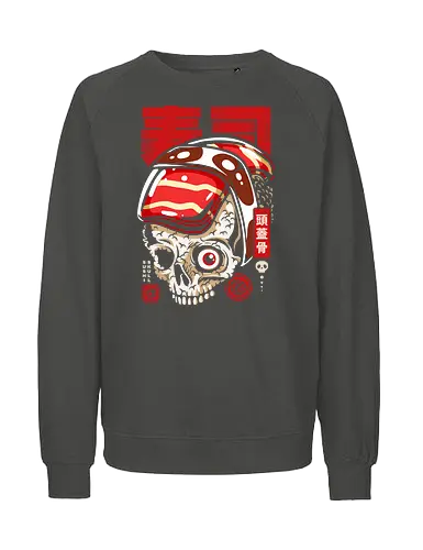 Skull Sushi - Japan, Fish - Fairtrade Sweatshirt