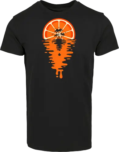 Sunset Orange Vaporwave