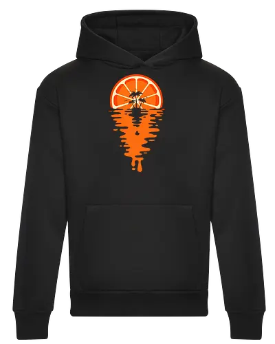 Sunset Orange Vaporwave