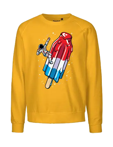 USA Popsicle Astronaut - Space - Fairtrade Sweatshirt