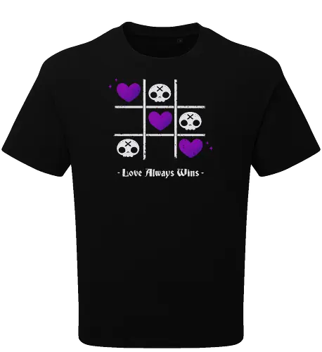 Love Always Wins Creepy Cute Skull